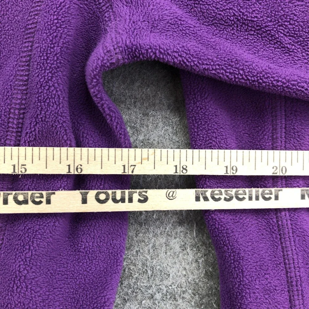 The North Face Sweater Womens Small Purple 1/4 Zip Fleece Hiking Top Athletic